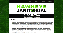 Desktop Screenshot of hawkeyejanitorial.com